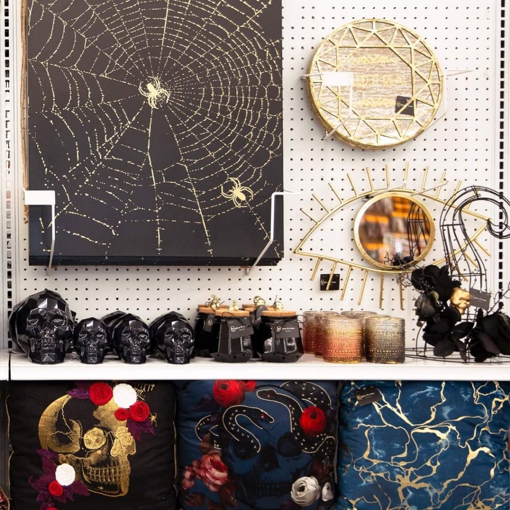 Joann Place & Time Dark & Deco Collection Light Up Spider Web Wall Decor Frame